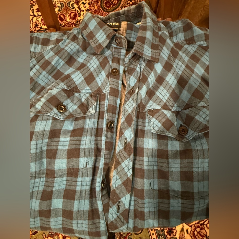 Prana double layer gauze shirt